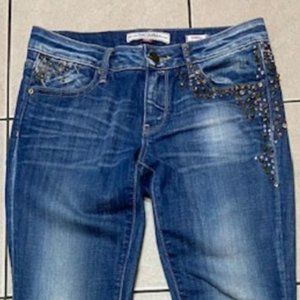 Fracomina women's jeans with bling studs